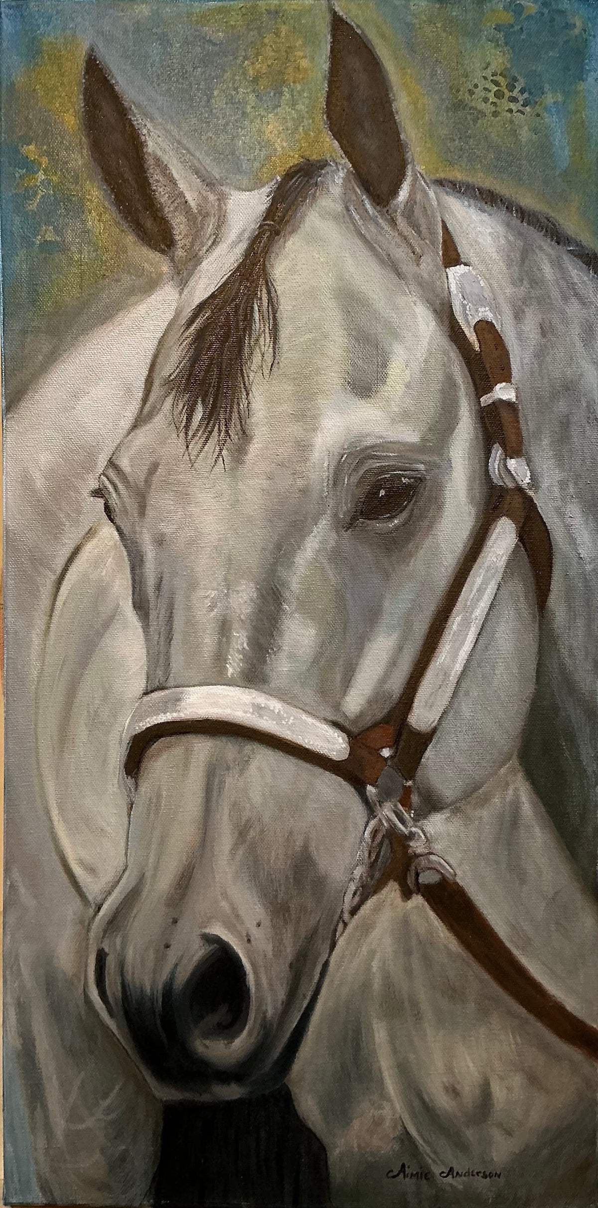 Heza Silver Blue Boy Giclee Paper Print