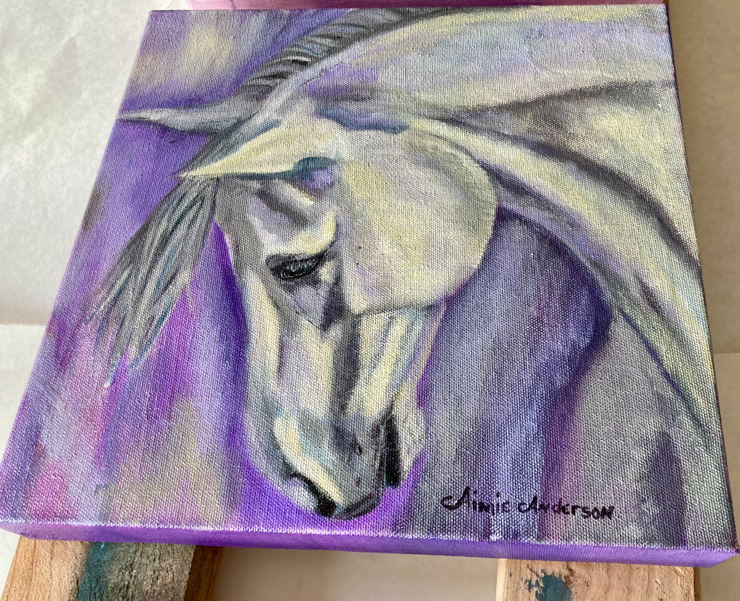 My Little Horse SILVER -Giclee Paper Print