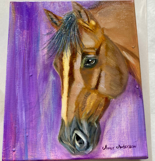 My Little Horse COPPER - Giclee Paper Print