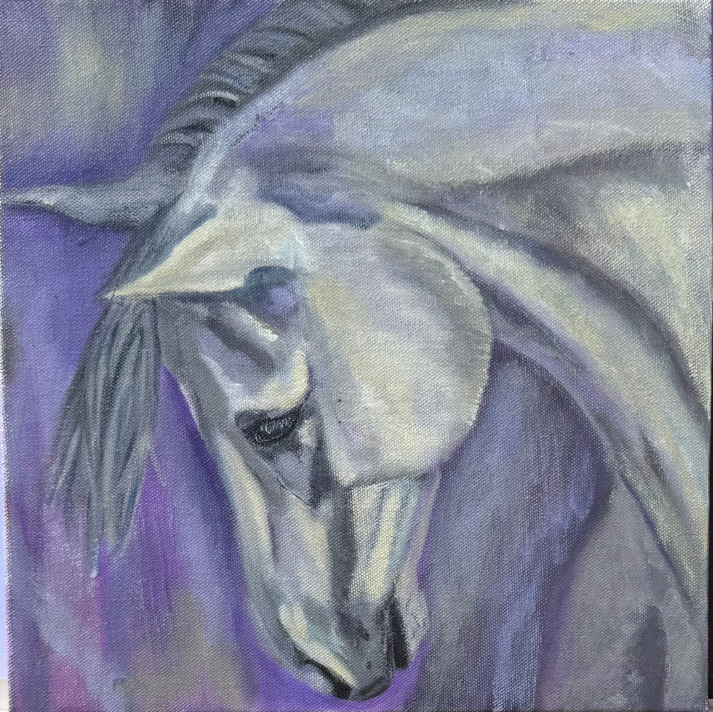 My Little Horse SILVER -Giclee Paper Print